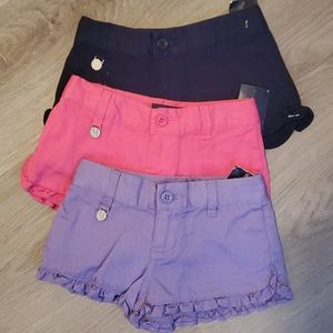 3 pair NWT brand new 2T Baby girl Polo shorts
